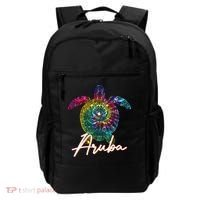 Aruba Tie Dye Sea Turtle Matching Family Vacation Backpack thumb 0