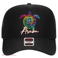 Aruba Tie Dye Sea Turtle Matching Family Vacation Hat thumb 0