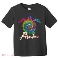 Aruba Tie Dye Sea Turtle Matching Family Vacation Toddler T-Shirt thumb 0