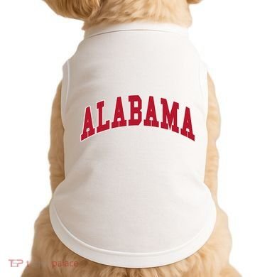 Alabama Throwback Design Classic Doggie Tank