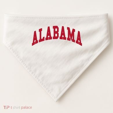 Alabama Throwback Design Classic USA-Made Doggie Bandana