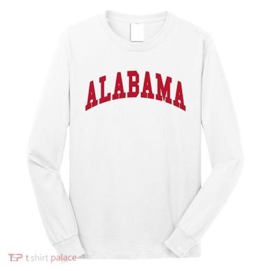 Alabama Throwback Design Classic Long Sleeve Shirt