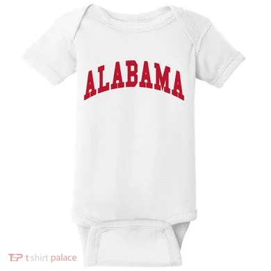 Alabama Throwback Design Classic Baby Bodysuit