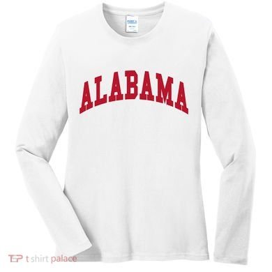 Alabama Throwback Design Classic Women's Long Sleeve Shirt