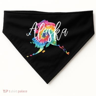 Alaska Tie Dye USA-Made Doggie Bandana