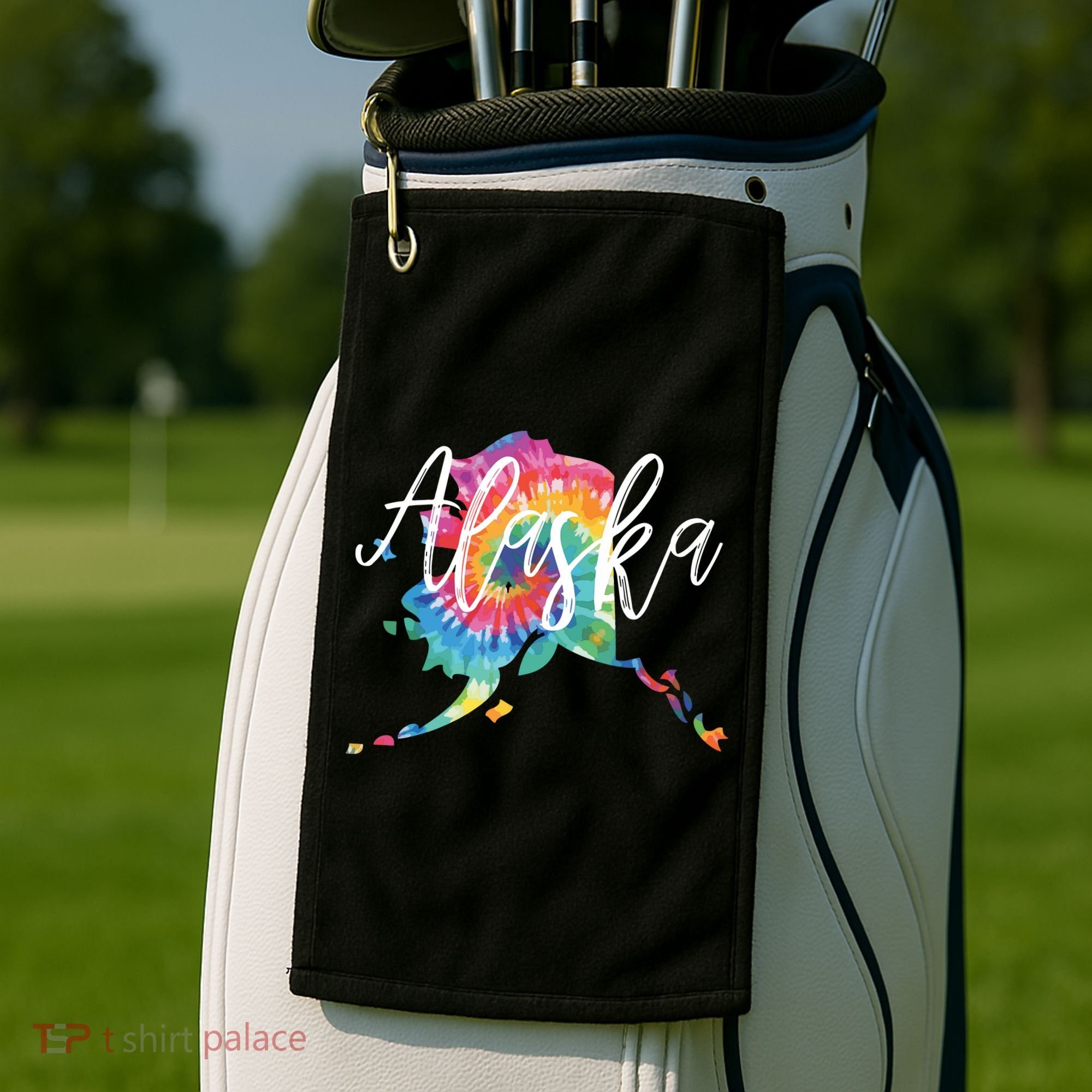 Alaska Tie Dye Golf Towel