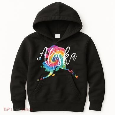 Alaska Tie Dye Kids Hoodie