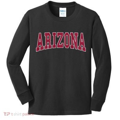 Arizona Throwback Design Classic Kids Long Sleeve Shirt