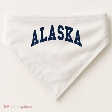 Alaska Throwback Design Classic USA-Made Doggie Bandana