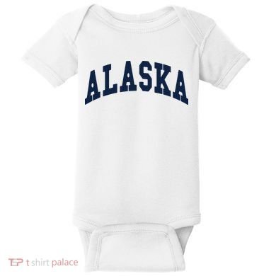 Alaska Throwback Design Classic Baby Bodysuit