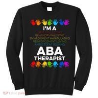 ABA Therapist Data Behavior Analyst Autism Therapy Sweatshirt thumb 0