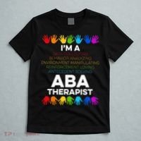 ABA Therapist Data Behavior Analyst Autism Therapy T-Shirt thumb 5