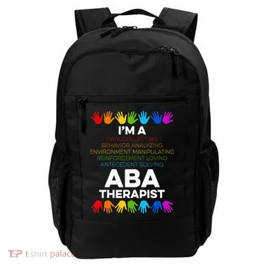 ABA Therapist Data Behavior Analyst Autism Therapy Backpack
