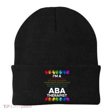 ABA Therapist Data Behavior Analyst Autism Therapy Beanie