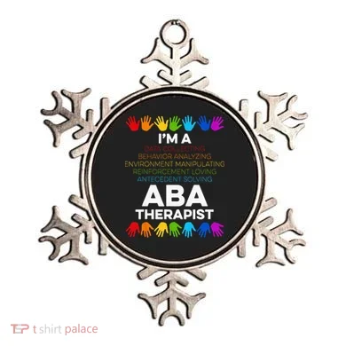 ABA Therapist Data Behavior Analyst Autism Therapy Ornament