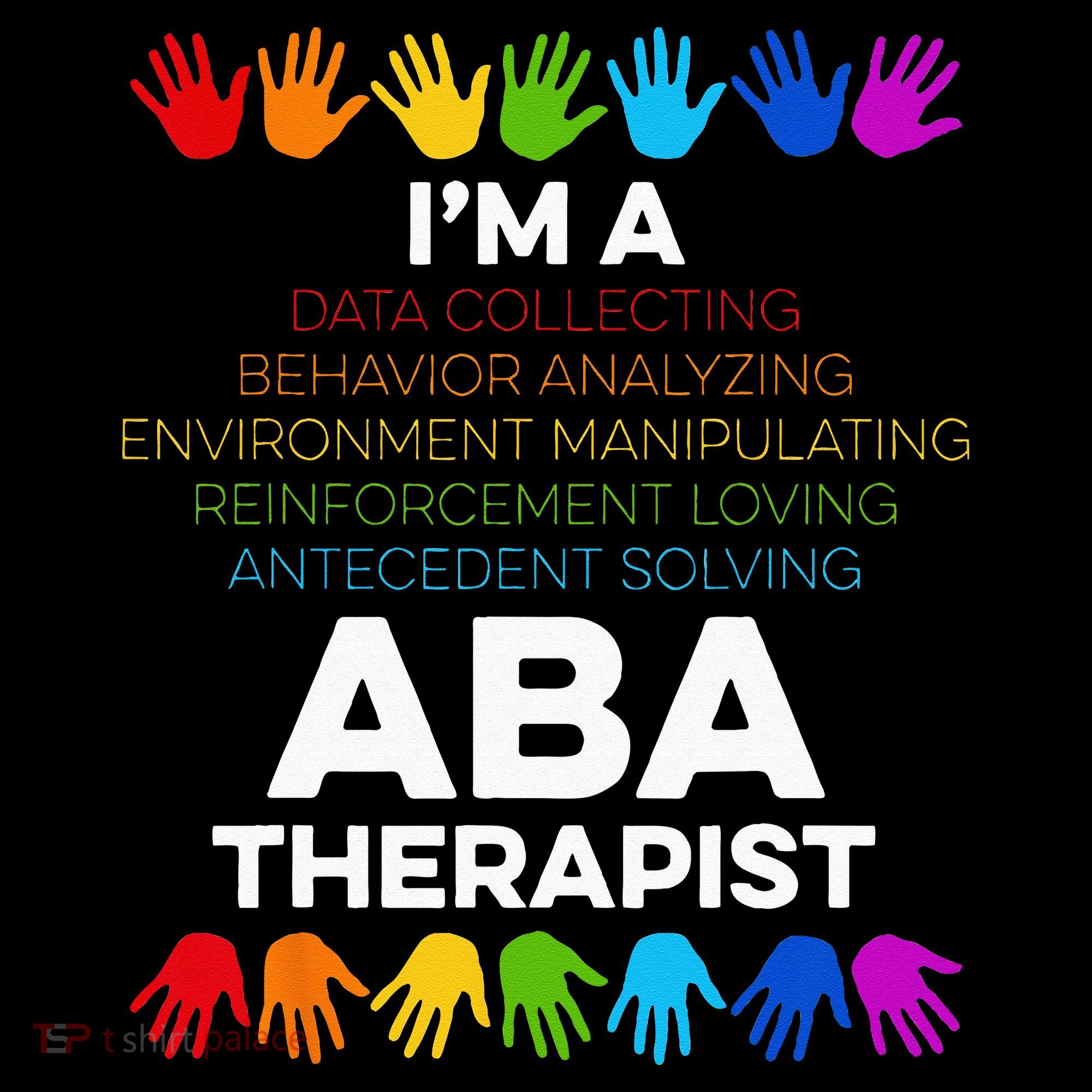 ABA Therapist Data Behavior Analyst Autism Therapy Tank Top
