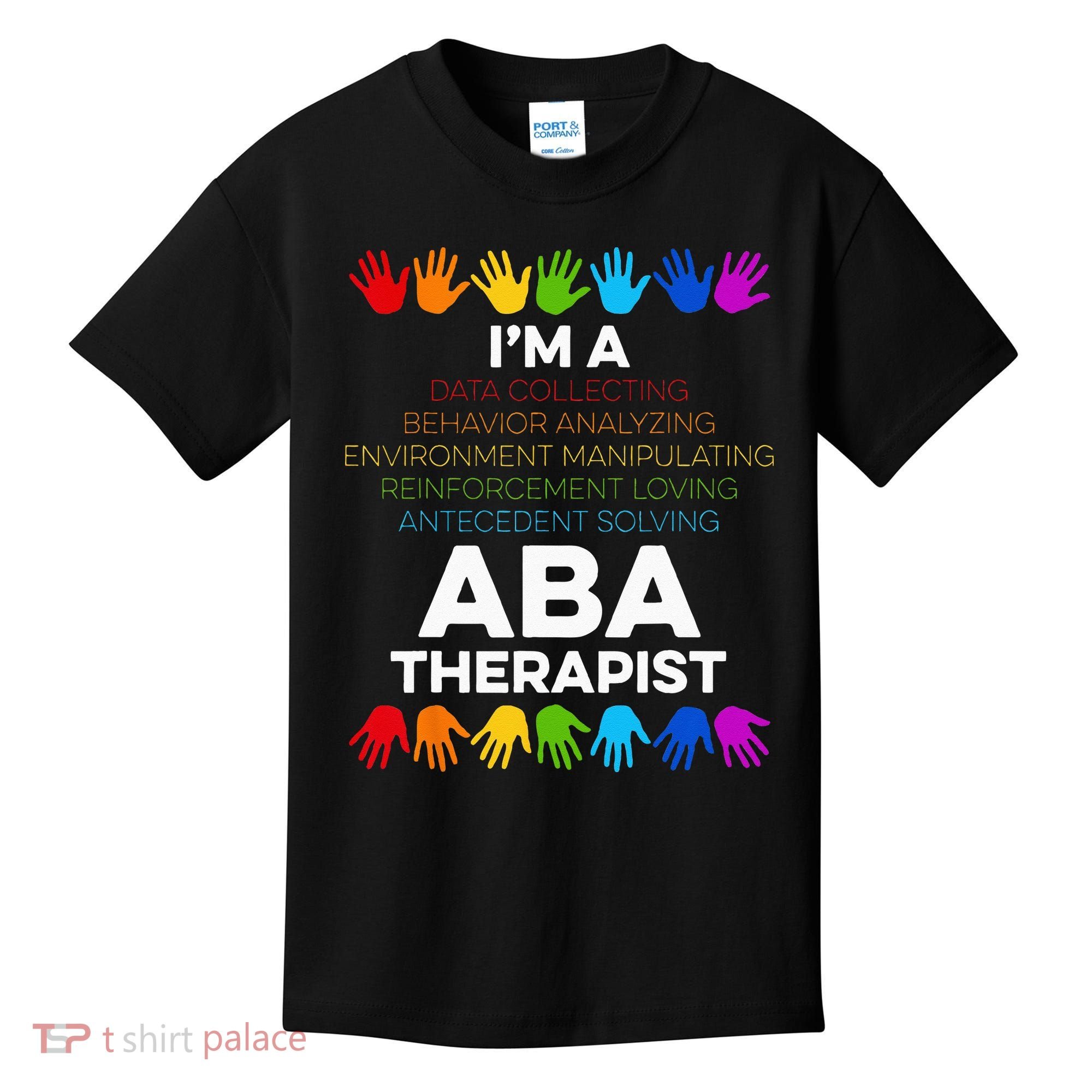 ABA Therapist Data Behavior Analyst Autism Therapy Kids T-Shirt