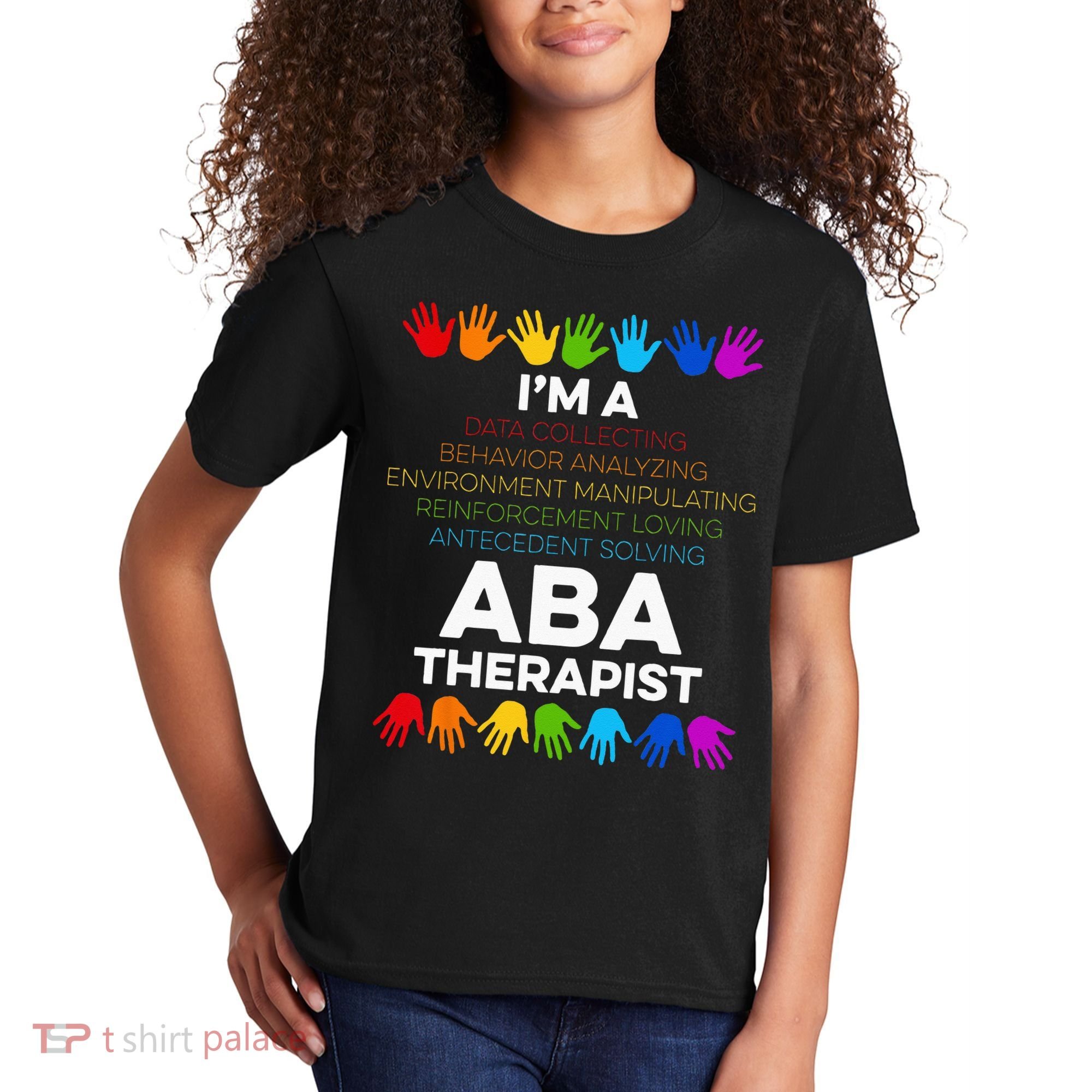ABA Therapist Data Behavior Analyst Autism Therapy Kids T-Shirt