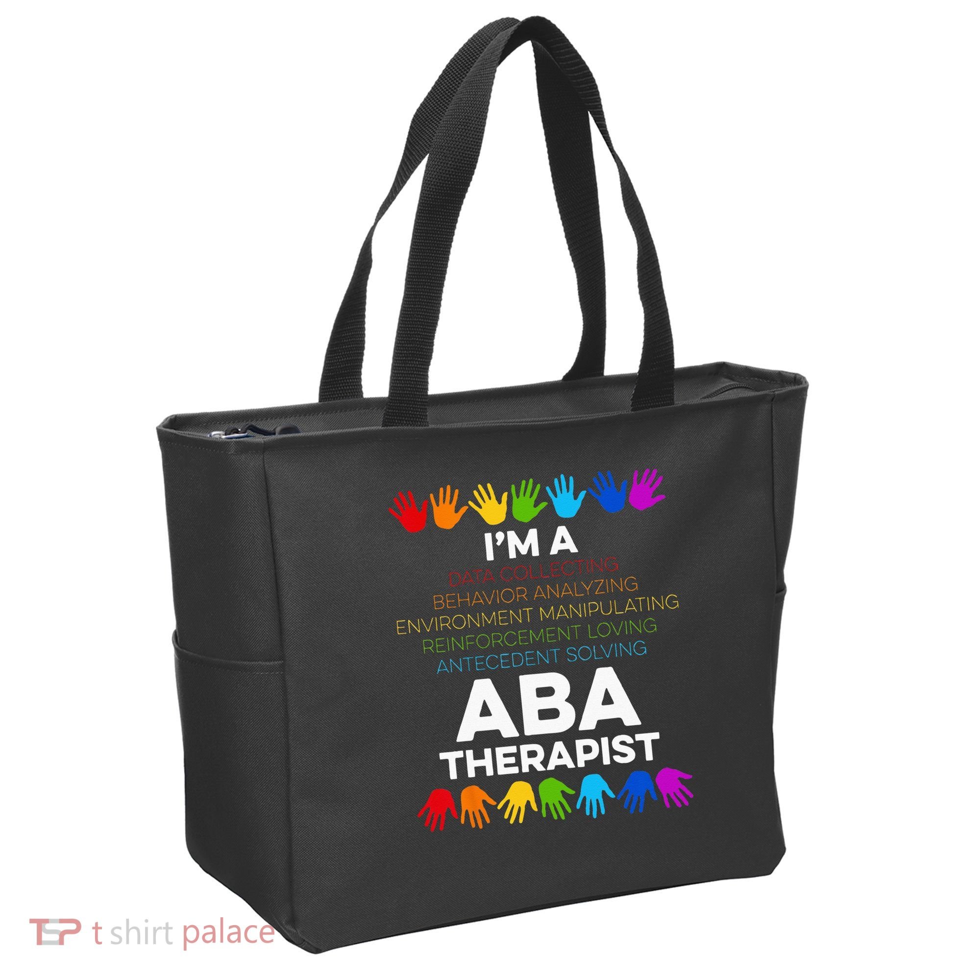 ABA Therapist Data Behavior Analyst Autism Therapy Tote Bag