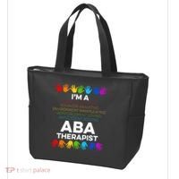 ABA Therapist Data Behavior Analyst Autism Therapy Tote Bag thumb 3
