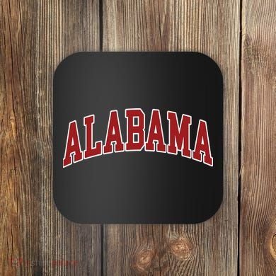 Alabama Throwback Design Print Classic Coaster