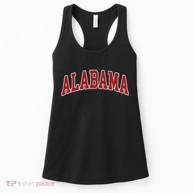 Alabama Throwback Design Print Classic Women's Tank Top