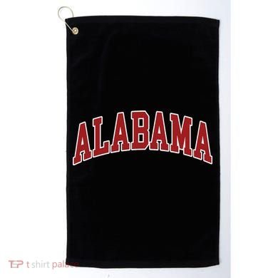 Alabama Throwback Design Print Classic Golf Towel