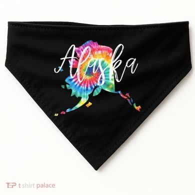 Alaska Tie Dye USA-Made Doggie Bandana