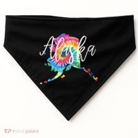 Alaska Tie Dye USA-Made Doggie Bandana thumb 0