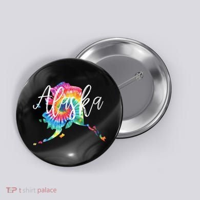 Alaska Tie Dye Button