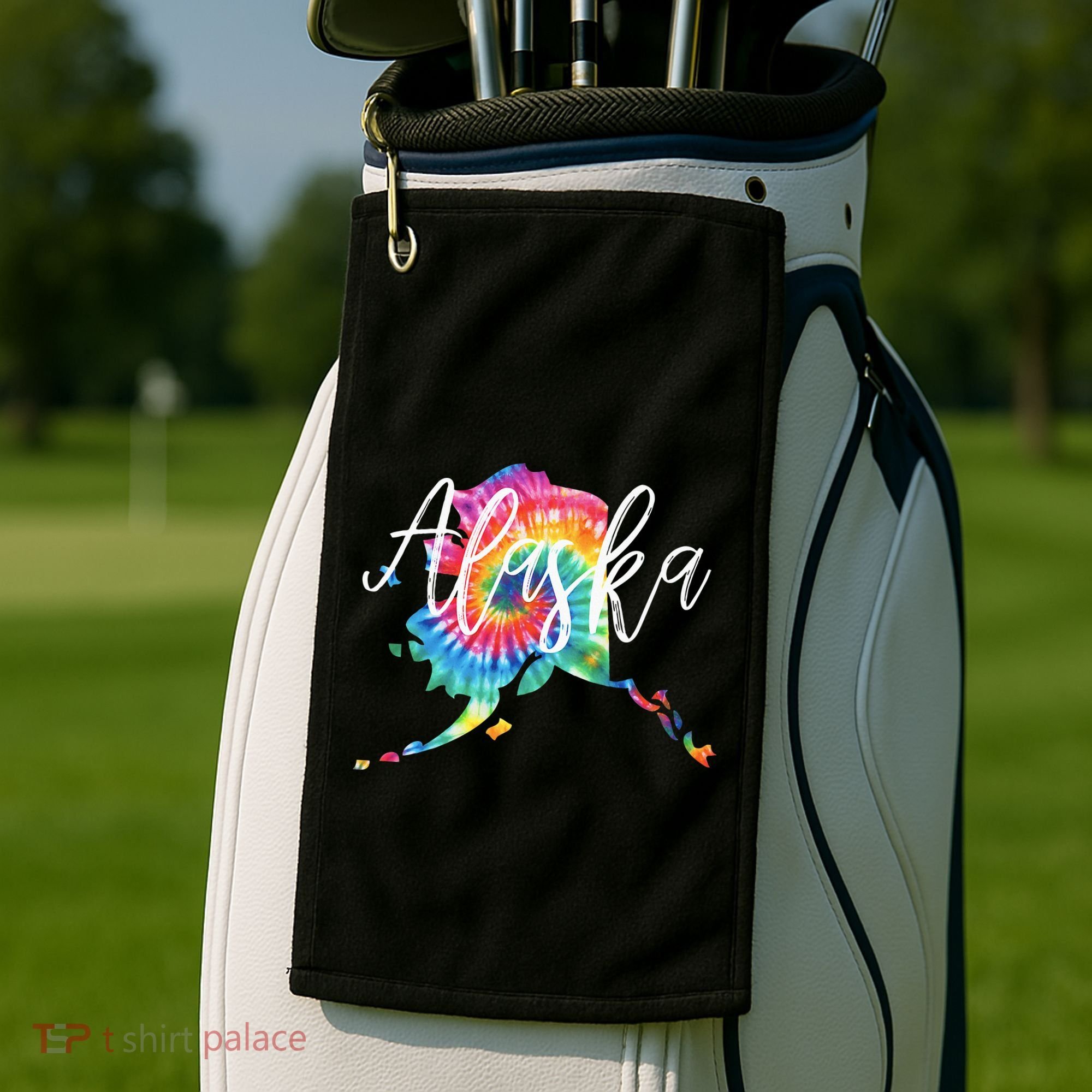 Alaska Tie Dye Golf Towel