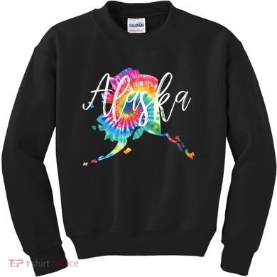 Alaska Tie Dye Kids Sweatshirt