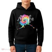Alaska Tie Dye Kids Hoodie thumb 4