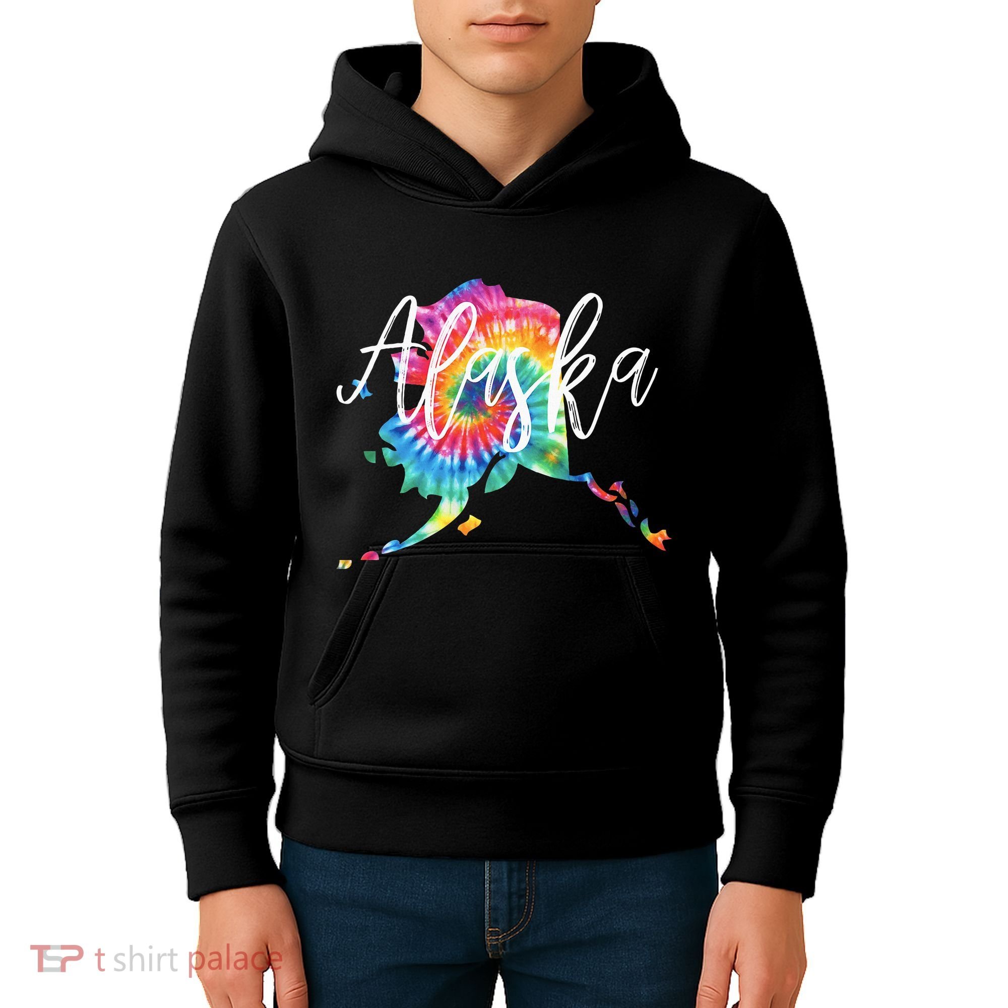 Alaska Tie Dye Kids Hoodie