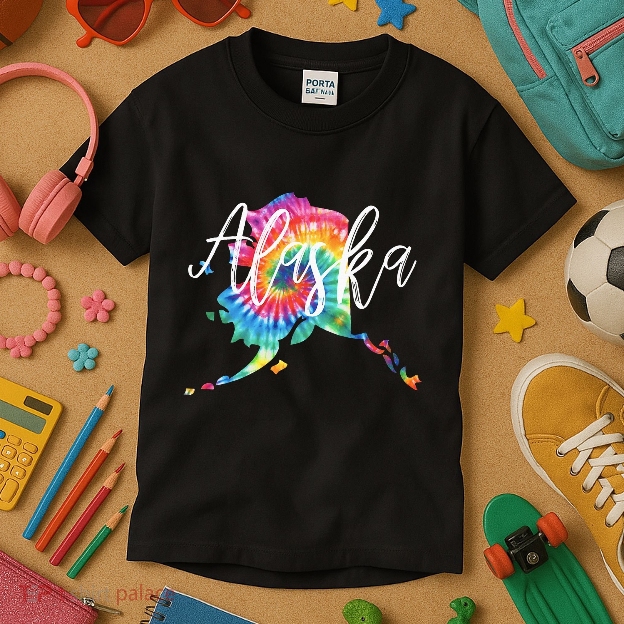Alaska Tie Dye Kids T-Shirt