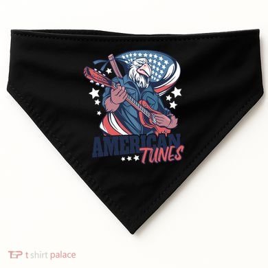American Tunes Eagle Guitar USA-Made Doggie Bandana