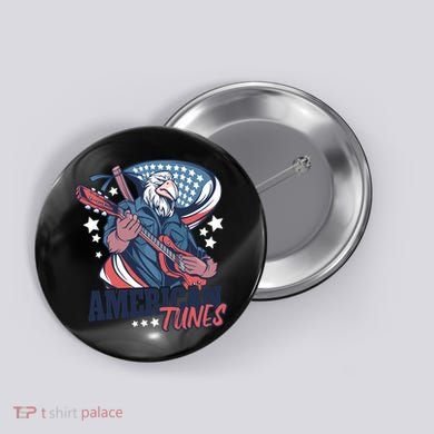 American Tunes Eagle Guitar Button
