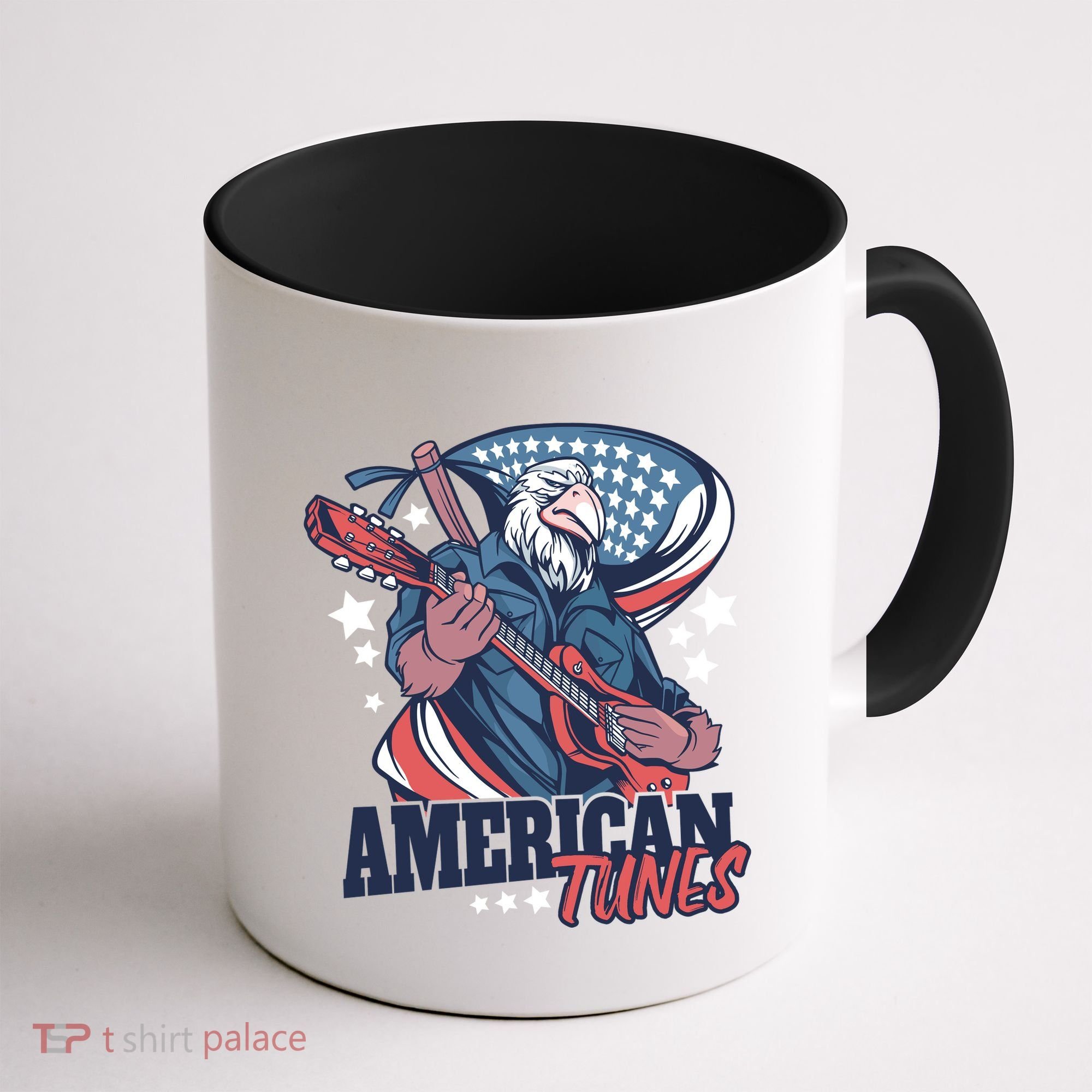 American Tunes Eagle Guitar Coffee Mug