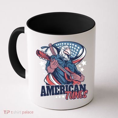 American Tunes Eagle Guitar Coffee Mug