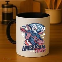 American Tunes Eagle Guitar Coffee Mug thumb 4