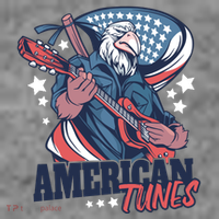 American Tunes Eagle Guitar Women's Hoodie thumb 2