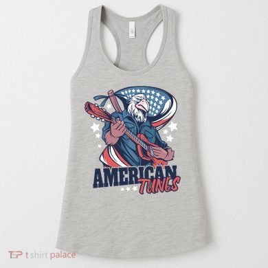 American Tunes Eagle Guitar Women's Tank Top