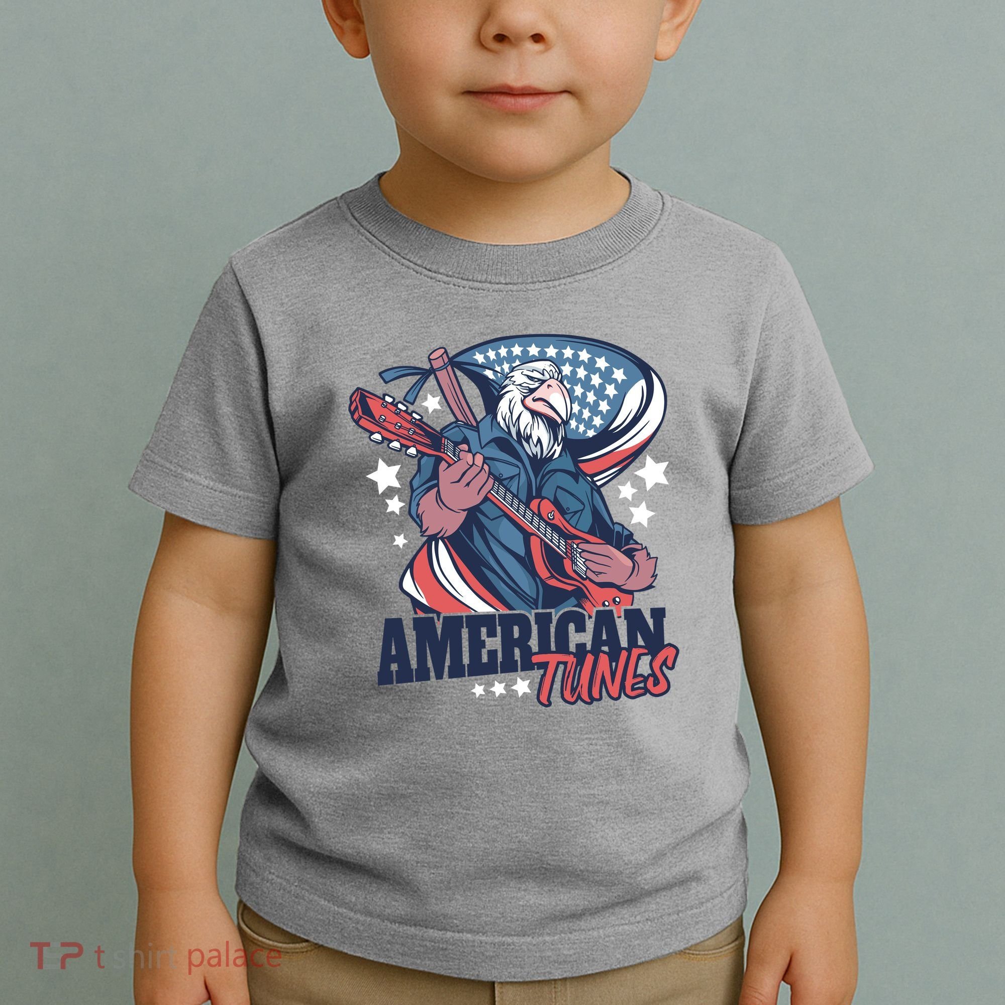 American Tunes Eagle Guitar Toddler T-Shirt