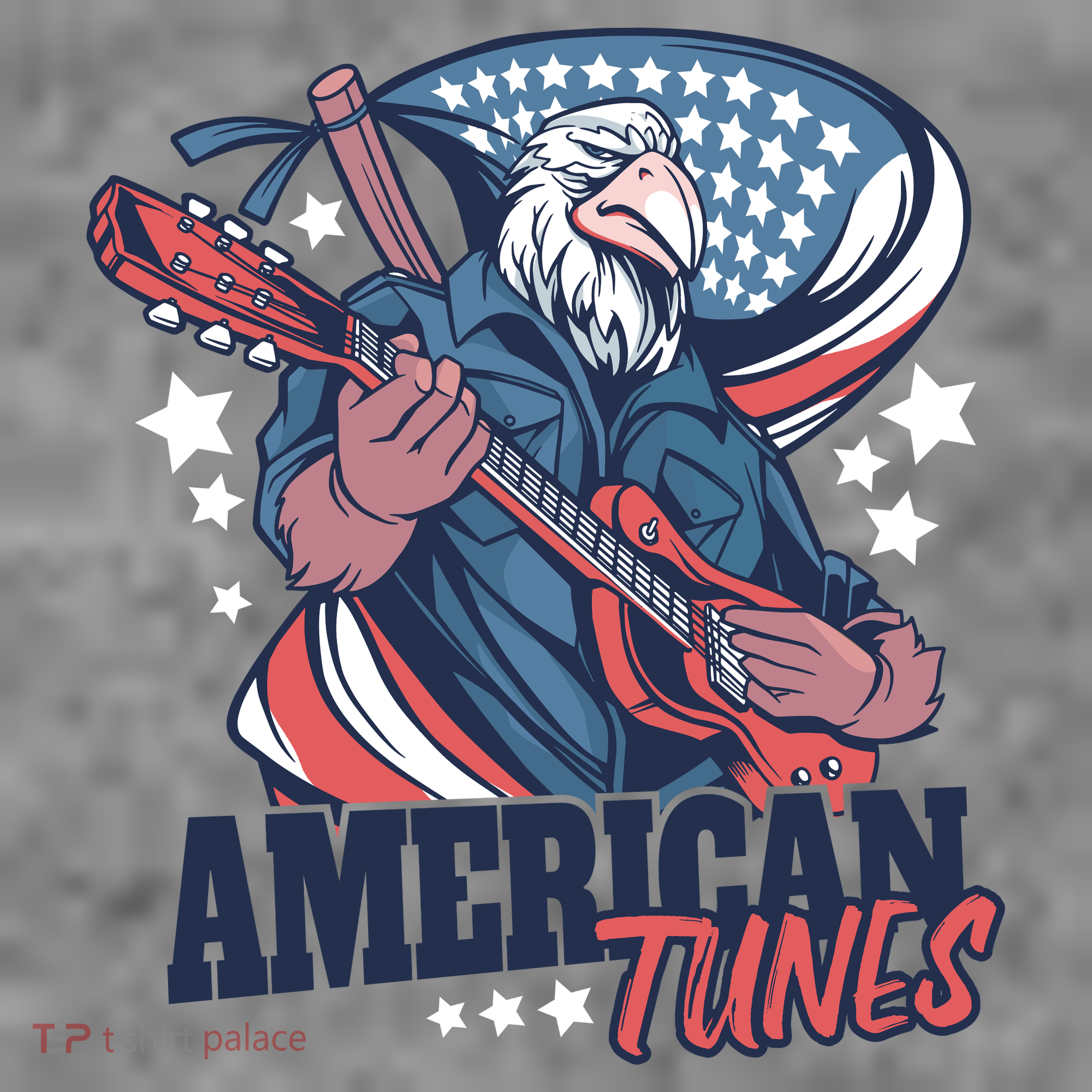 American Tunes Eagle Guitar Women's T-Shirt