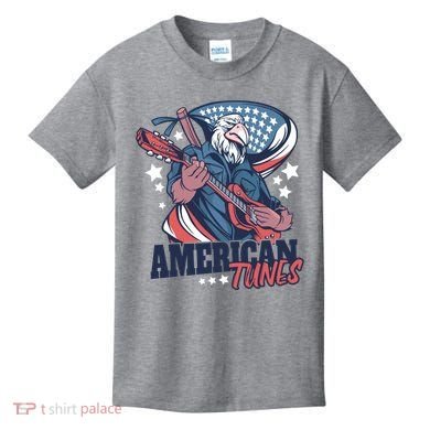 American Tunes Eagle Guitar Kids T-Shirt