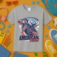 American Tunes Eagle Guitar Kids T-Shirt thumb 3