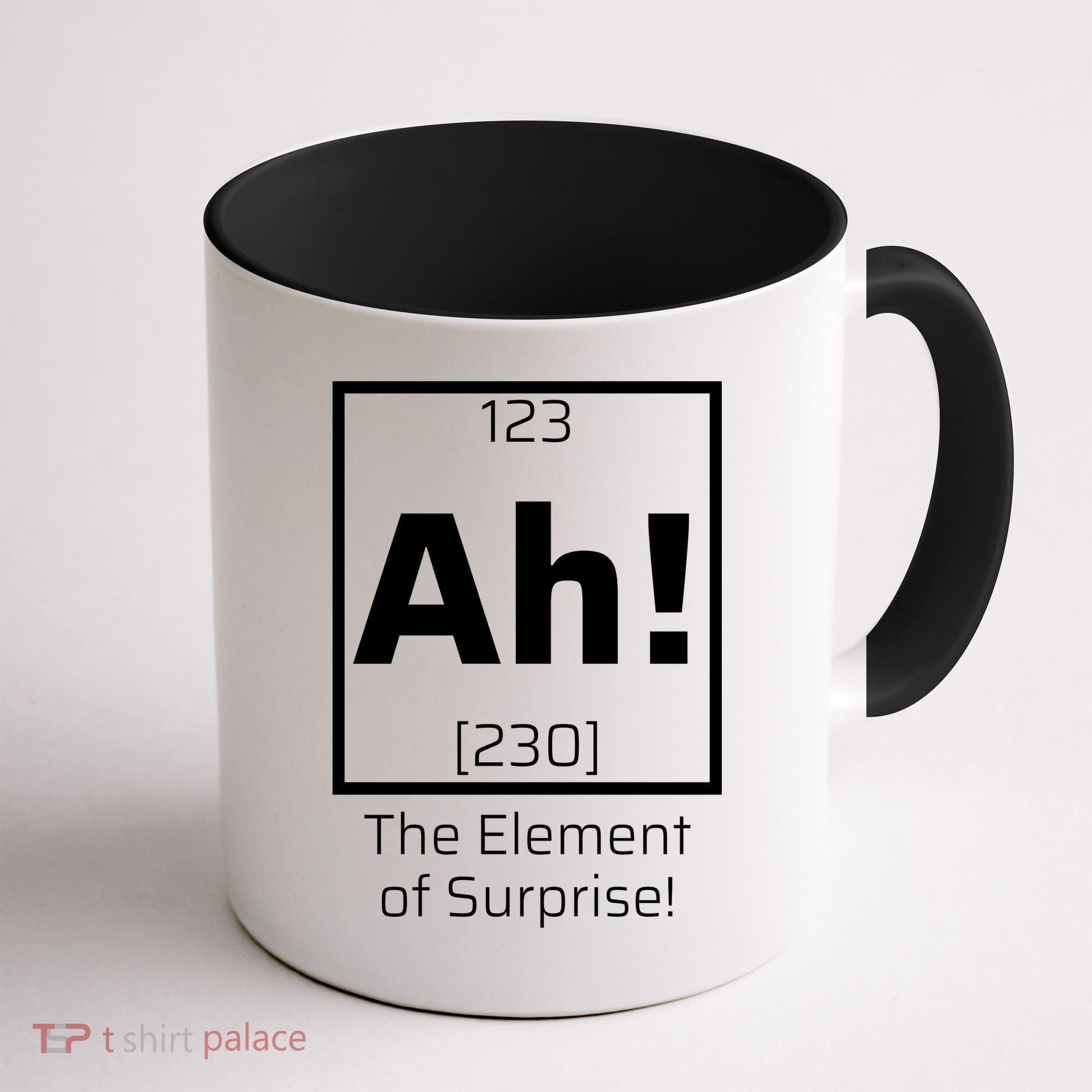 Ah! The Element Of Surprise! Funny Science Lover Coffee Mug