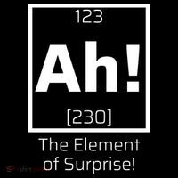Ah! The Element Of Surprise! Funny Science Lover Ornament thumb 1