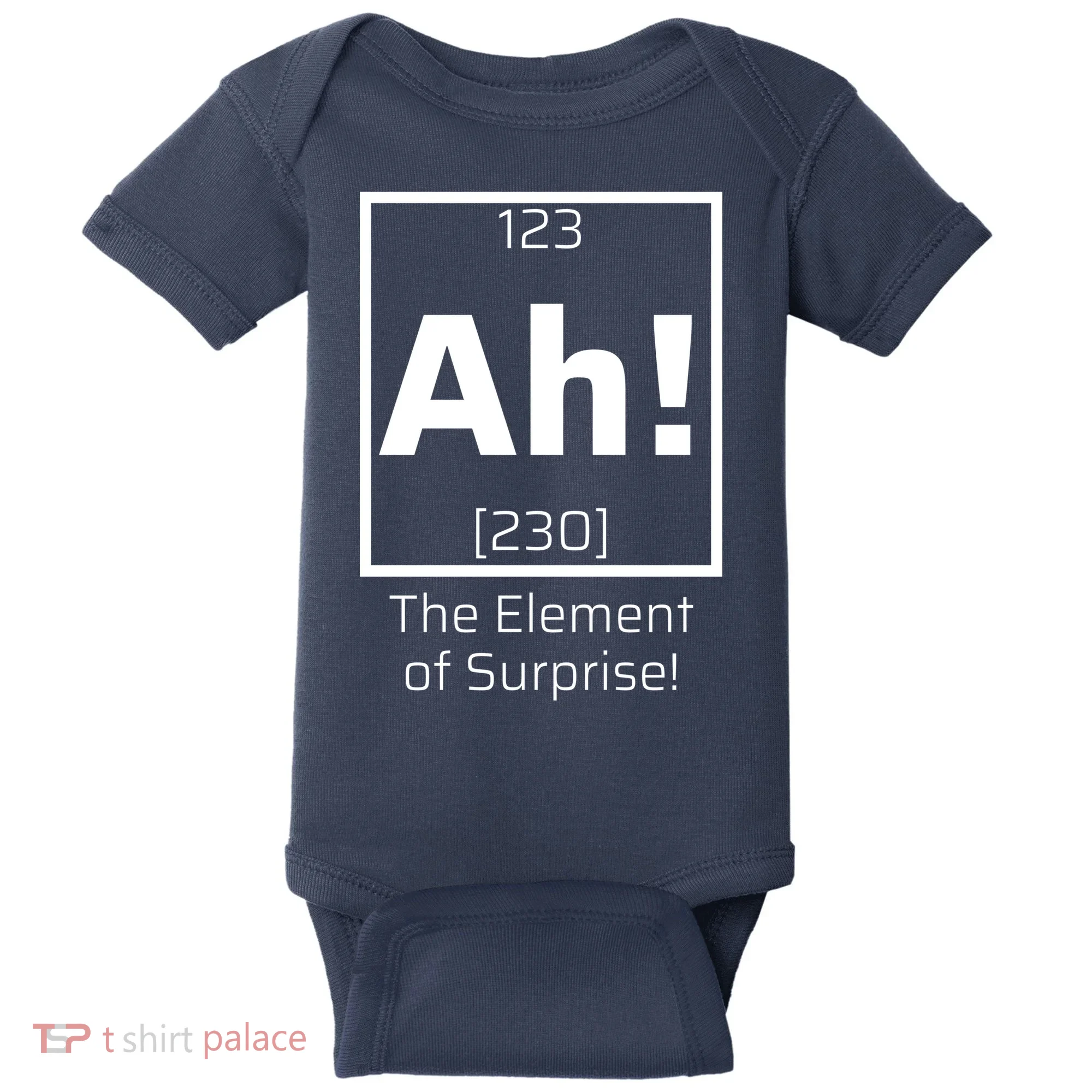 Ah! The Element Of Surprise! Funny Science Lover Baby Bodysuit