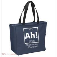 Ah! The Element Of Surprise! Funny Science Lover Tote Bag thumb 2